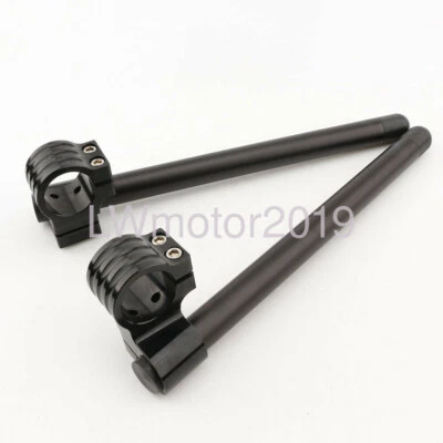 1" Riser 50MM Clip On 7/8" Handlebars For Yamaha YZF R6 2005-2016 R1 1998-2016 - Image 1 of 4
