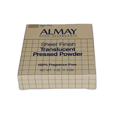 Polvo prensado translúcido con acabado transparente Almay beige miel Foto 1 de 4