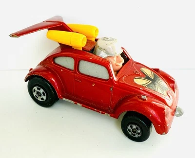 Lesney Matchbox Superfast Flying Bug No.11 1972 Red Baron Iron Cross Volkswagen Foto 1 de 4