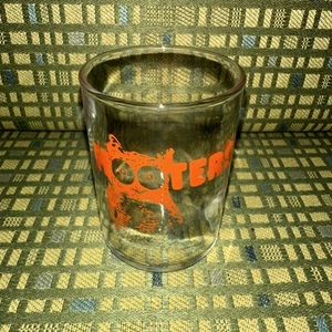 Hooters Original Orange On Clear Owl Logo Collectible 3floz Shot Glass 2.5" - Picture 1 of 4