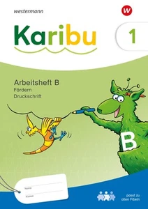 Karibu - Ausgabe 2024: Arbeitsheft Fördern 1 (B) Druckschrift (Broschre) - Picture 1 of 1