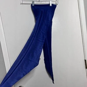 Nordstrom 100 % Seide dunkelblau Fischschwanz Schal - Bild 1 von 4