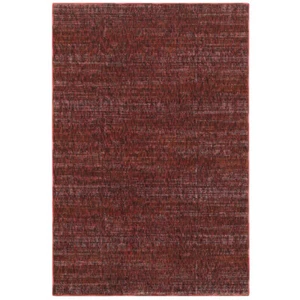 Red Single Color Achromatic Borderless Solid Area Rug 8033K - Aprx 3' 3" x 5' 2" - Picture 1 of 1