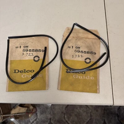 1964 Pontiac NOS GM Headlight Bezel Gaskets Catalina Bonneville Safari Pair - Изображение 1 из 4