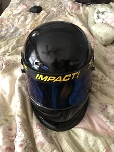Impact Racing - Helmet Black size medium - Picture 1 of 6