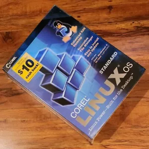 /6331\ Corel Linux OS Standard 1999 Desktop Built w/ WordPerfect 8 NEW & SEALED - Picture 1 of 5