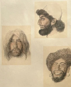 Vintage Lithography Abel Pfeffermann PANN (1883-1963) - Bible, Geneva, Noach - Picture 1 of 8