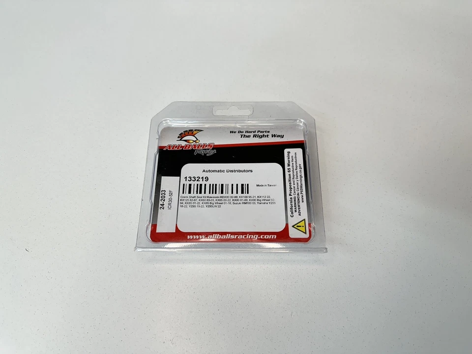 NUEVO 81-22 KAWASAKI KX 80 85 100 112 TODAS LAS BOLAS KIT DE SELLADO DEL CIGÜEÑAL 24-2033 Foto 1 de 4