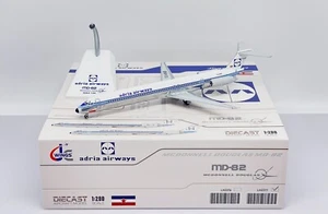 Adria Airways MD-82 Reg: YU-ANB "polish" JC Wing 1:200 modello pressofuso LH2377 (HK) - Foto 1 di 11