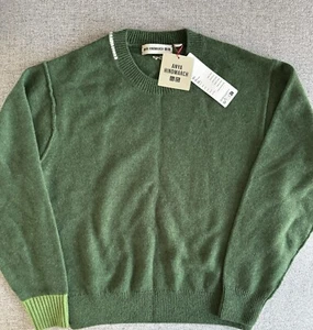 Anya Hindmarch x Uniqlo Pullover grün - Größe Extra Small - Premium 100 % Wolle neu mit Etikett - Bild 1 von 5