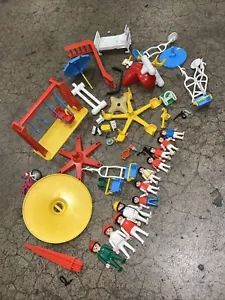 My Mini Baby Yellow Crib Set & Playmobil Playground #3223 Play House Incomplete - Picture 1 of 13