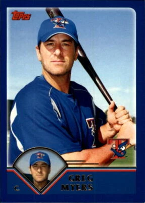 2003 Topps Traded  #T5 Greg Myers - NM-MT  - Image 1 of 2