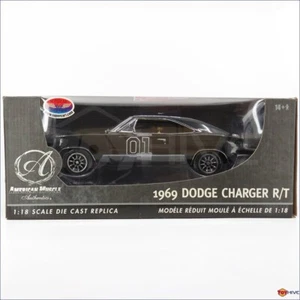 Dukes of Hazzard Black General Lee 1969 Dodge Charger R/T 1/18 by ERTL Supercar - Picture 1 of 8
