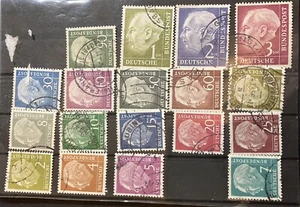 Bund - 177 x W-179 x W, 181 x W - 191 x W, 193 x W, 194 x X-196 x X, gestempelt - Bild 1 von 1