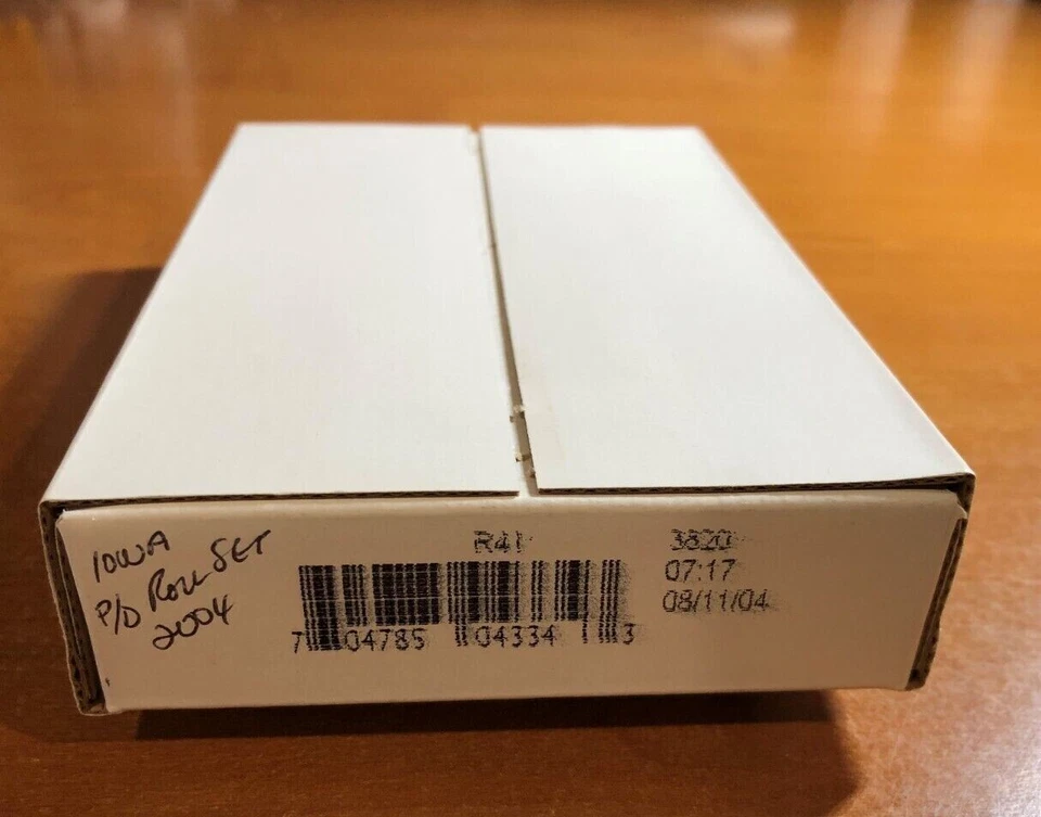 2004 IOWA P&D STATE QUARTER US MINT UNOPENED ROLLS- SEALED MINT BOX R41 - Image 1 of 1