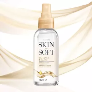 AVON SKIN SO SOFT ENHANCE & GLOW AIRBRUSH SPRAY medium skin self tanning - Picture 1 of 1