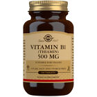 Solgar Vitamin B1 500mg 100 Vegetarian Tablets Vegan - Sugar, Salt, Starch Free