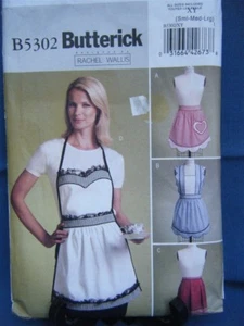 Butterick Schürze Muster 5302 Multi Größe Multi Style Schürzen Sm Md Lg  - Bild 1 von 4