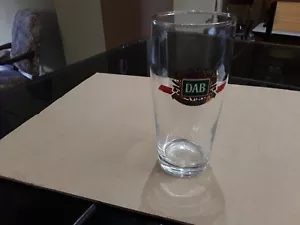 Beer Glass German Dab Dortmunder Drinking Tumbler Printed Label Bareware - Foto 1 di 2