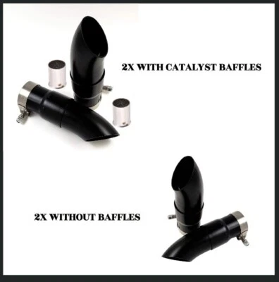 2015-2024 Indian Scout Sixty Rogue Bobber Shorty exhaust  slip-on Foto 1 de 4