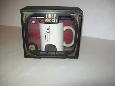 Juego de tazas de golf té café bebida taza té tiempo bolígrafo pelota juego divertido regalo hogar/oficina Foto 1 de 4