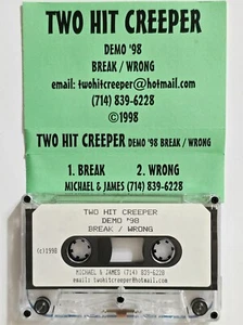 TWO HIT CREEPER 1998 DEMO TAPE CASSETTE NU METAL ROCK STUB EXPERIMENTAL 45 lp 7" - Picture 1 of 16