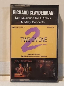 RICHARD CLAYDERMAN - Medley Concerto Two on One - cassette - excellent - Picture 1 of 2