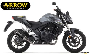 POT D'ECAPPEMENT ARROW INDY RACE EVO NOIR POUR HONDA CB 750 HORNET 23-24 EURO5 - Picture 1 of 2