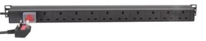 LMS DATA - 10 Way Switched 13A Mains Sockets Vertical PDU - Picture 1 of 1