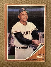 1962 Topps #300 Willie Mays San Francisco Giants HOF VG Very Good