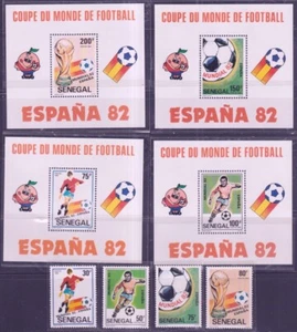 F-EX46478 SENEGAL MNH 1982 CHAMPIONSHIP SOCCER FOOTBALL. - Picture 1 of 1