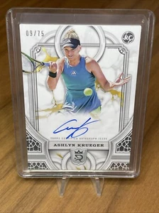 2024 Topps Royalty Tennis - Ashlyn Krueger #RA-AK - Rookie Autograph - #09/75 - Picture 1 of 11
