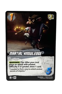 Juego de cartas coleccionables Martial Knowledge 52/186 Teenage Mutant Ninja Turtles UniVersus - Imagen 1 de 2
