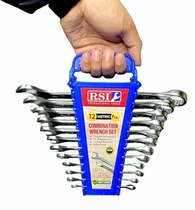 COMBINATION WRENCH SET - 12 PIECES (METRIC SIZES) - CHROME VANADIUM STEEL – 6... - Picture 1 of 5