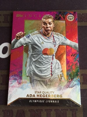 2023-24 Topps Inception Ada Hegerberg Purple 13/25 Norway Olympique Lyonnais - Image 1 of 2