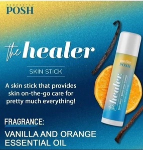 Perfectly Posh the Healer skin stick X2, Both NEW & SEALED - Picture 1 of 2