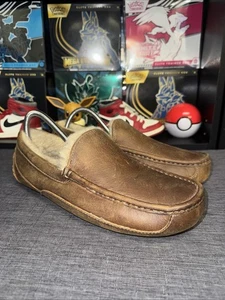 Zapatilla mocasín UGG Australia Ascot para hombre, talla 9 marrón - Imagen 1 de 9