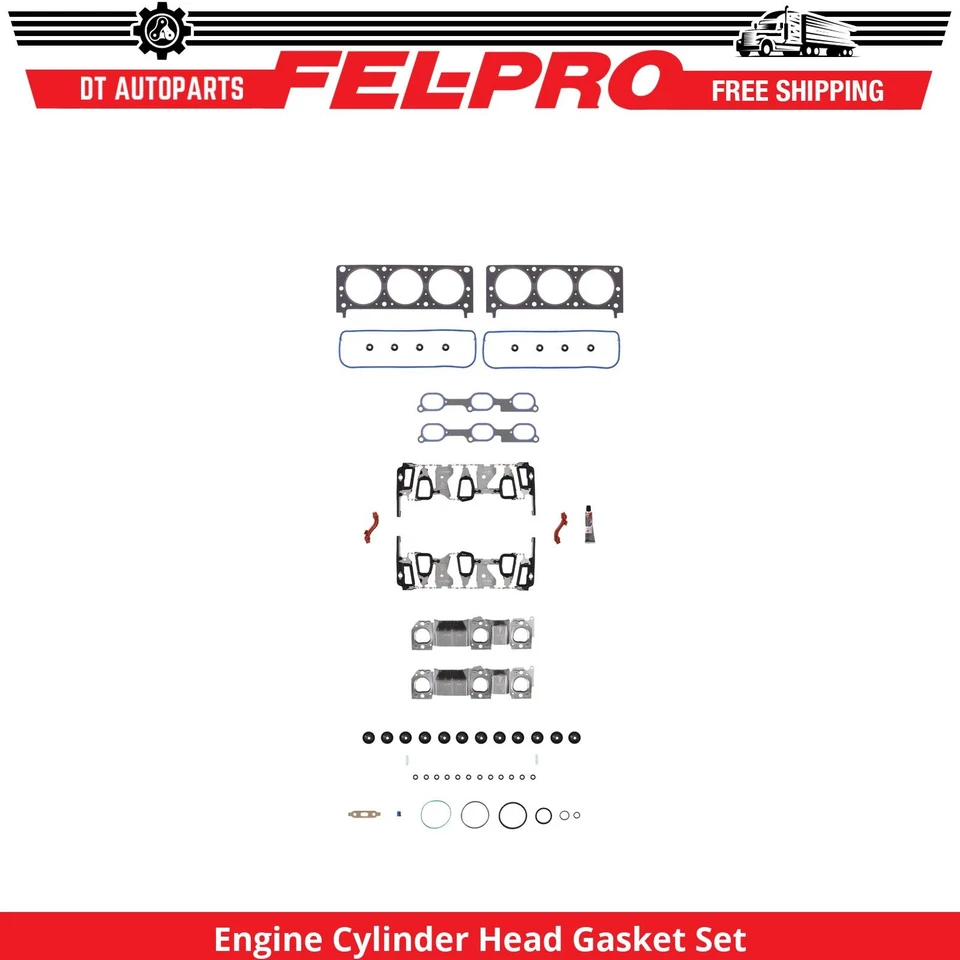 For 2006-2009 Pontiac Torrent 3.4L V6 Engine Cylinder Head Gasket Set Fel-Pro - Image 1 of 1
