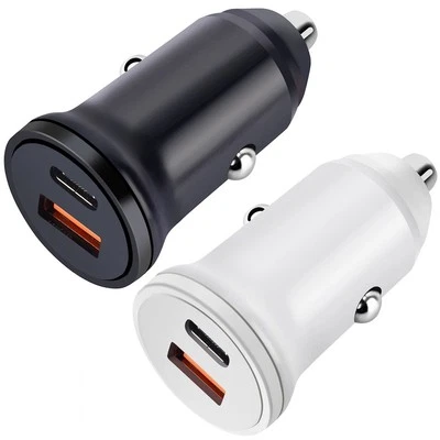 Lote PD USB-C Cargador Coche Carga Rápida Adaptador Para iPhone 14 13 12 11 Samsung Foto 1 de 4