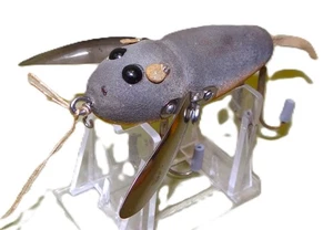 Heddon Crazy Crawler, 2 3/4In. 2 Pc. Hdw, GE, C. 1936-45 - Picture 1 of 9