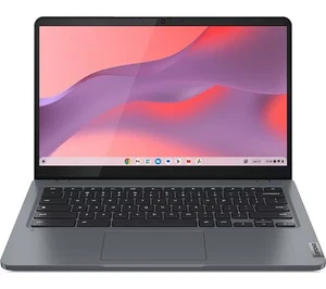 LENOVO IdeaPad Slim 3 14" Chromebook & Sleeve - Intel® i3, 128 GB eMMC, Grey - Afbeelding 1 van 3