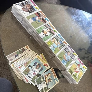 1977 Topps Baseball Partial Set Many Hofs And Stars Ca. 628/660 No Wax Backs - Bild 1 von 24