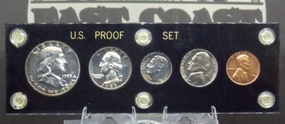 Conjunto de prueba de plata (5 monedas) 1953 de la Casa de la Moneda de Estados Unidos titular de capital ECC&C, Inc. Foto 1 de 4