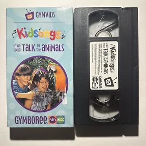 GYMBOREE KIDSONGS 'IF WE COULD TALK TO THE ANIMALS VHS VIDEO 2001 - Picture 1 of 2