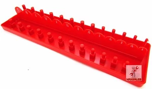 3/8" DR. SAE Socket Holder Tray - Shallow Deep Sockets Sizes 1/4" - 1" - Picture 1 of 2