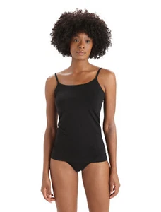 ivcebreaker bodyfit merino underwear siren cami black WXS 150 all season Wool - Picture 1 of 8