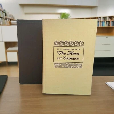 The Moon and Sixpence by W Somerset Maugham Heritage Press 1941 Illus. Slip Case - Imagem 1 de 4