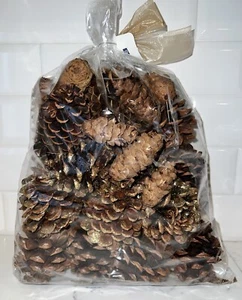 Pine Cones Home Decor Christmas Fall Potpourri Glitter Sugar Spice 16oz NWT - Picture 1 of 10