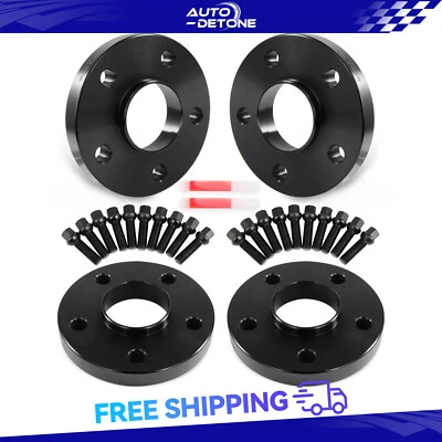 20mm 5x112 Hubcentirc 14x1.5 (4) Wheel Spacers For Mercedes-Benz W169 W176 W246 Foto 1 de 4