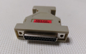 Commodore Amiga 500 500+ 600 1200 DB23 RGB video VGA adapter unbuffered version
